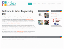 Tablet Screenshot of indexengineering.co.nz